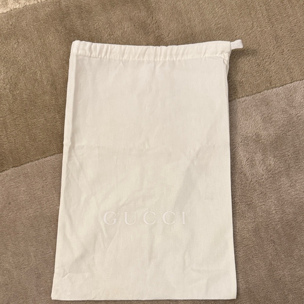 Gucci Cream Shoe bag/Storage Bag